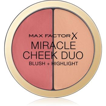 Max Factor Miracle Cheek Duo Cream Blush & Highlight árnyalat 20 Brown Peach & Champagne 11 g