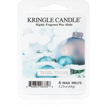 Kringle Candle Tinsel Thyme illatos viasz aromalámpába 64 g