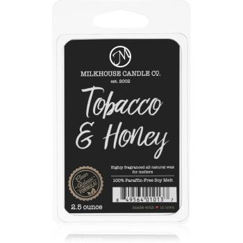 Milkhouse Candle Co. Creamery Tobacco & Honey illatos viasz aromalámpába 70 g