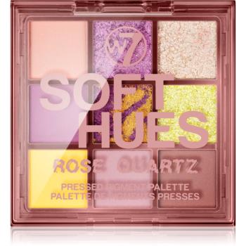 W7 Cosmetics Soft Hues szemhéjfesték paletta árnyalat Rose Quartz 8 g