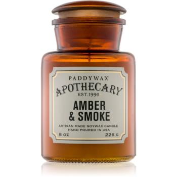 Paddywax Apothecary Amber & Smoke illatos gyertya 226 g
