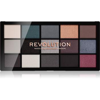Makeup Revolution Reloaded szemhéjfesték paletta árnyalat Blackout 15 x 1.1 g