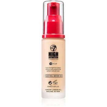 W7 Cosmetics HD hidratáló krémes make-up árnyalat Buttercream 30 ml