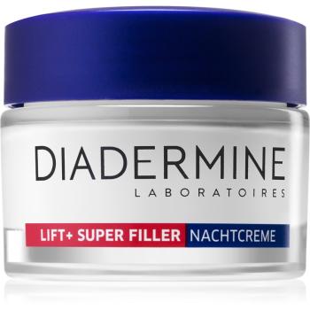 Diadermine Lift+ Super Filler liftinges éjszakai krém az arc kontúrjának megerősítésére 50 ml