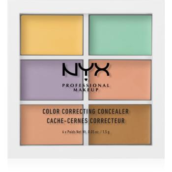 NYX Professional Makeup Color Correcting színkorrekciós paletta árnyalat 04 6 x 1.5 g