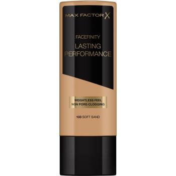 Max Factor Facefinity Lasting Performance folyékony make-up a hosszan tartó hatásért árnyalat 103 Soft Sand 35 ml