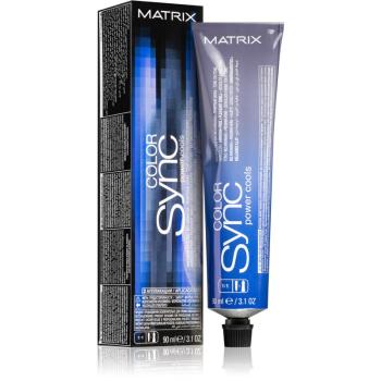 Matrix Color Sync Power Cools tartós hajfesték árnyalat 7AA Medium Blonde Ash Ash 90 ml