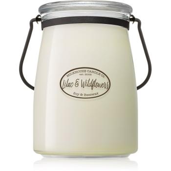 Milkhouse Candle Co. Creamery Lilac & Wildflowers illatos gyertya Butter Jar 624 g