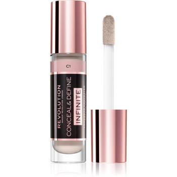 Makeup Revolution Infinite fedő korrektor a bőr tökéletlenségei ellen nagy csomagolás árnyalat C1 9 ml