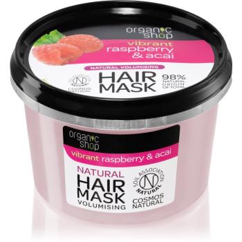 Organic Shop Vibrant Raspberry & Acai tápláló hajmaszk 250 ml