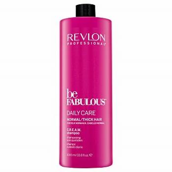 Revlon Professional Be Fabulous Normal/Thick C.R.E.A.M. Shampoo erősítő sampon normál sűrű hajra 1000 ml