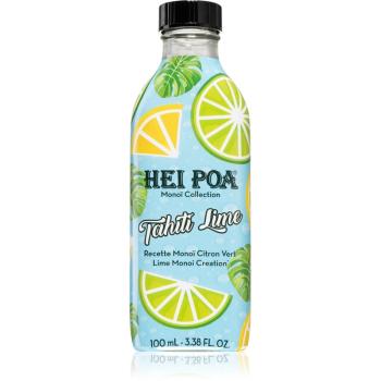 Hei Poa Tahiti Monoi Oil Lime multifunkcionális olaj arcra, testre és hajra 100 ml