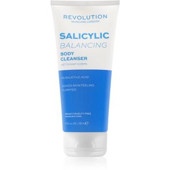 Revolution Skincare Body Salicylic (Balancing) tusfürdő gél A.H.A.-val (Alpha Hydroxy Acids) 200 ml