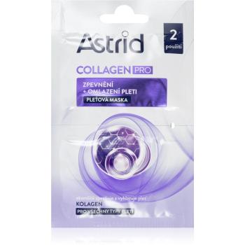 Astrid Collagen PRO feszesítő arcmaszk fiatalító hatással 2x8 ml