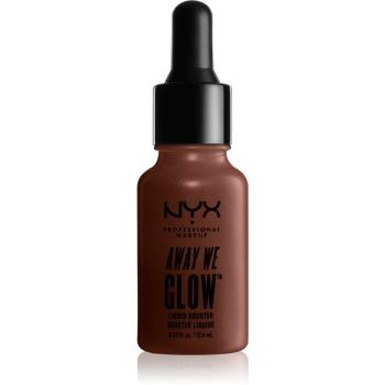 NYX Professional Makeup Away We Glow Folyékony Highlighter pipettával árnyalat 04 Untamed 12.6 ml