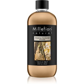 Millefiori Natural Incense & Blond Woods aroma diffúzor töltelék 500 ml