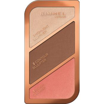 Rimmel Kate Púderes highlight és kontúr paletta árnyalat 003 Golden Bronze 18.5 g