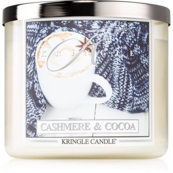 Kringle Candle Cashmere & Cocoa illatos gyertya I. 411 g