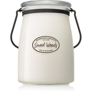 Milkhouse Candle Co. Creamery Sweet Woods illatos gyertya Butter Jar 624 g