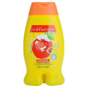 Avon Naturals Kids sampon és kondicionáló 2 in1 gyermekeknek illattal Amazing Apple 250 ml