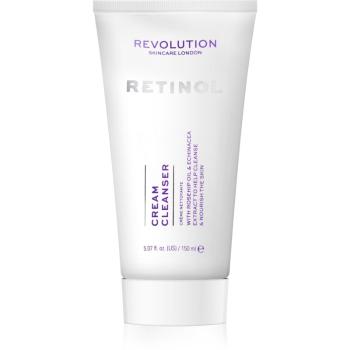Revolution Skincare Retinol finom állagú tisztító krém a ráncok ellen 150 ml