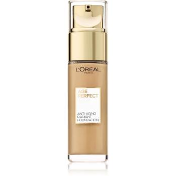 L’Oréal Paris Age Perfect öregedésgátló, ragyogást adó alapozó árnyalat 230 Golden Vanilla 30 ml
