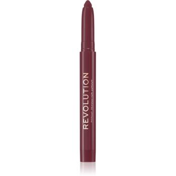 Makeup Revolution Velvet Kiss hidratáló krém rúzs ceruzában árnyalat Vampire 1.2 g
