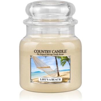Country Candle Life's a Beach illatos gyertya 453 g