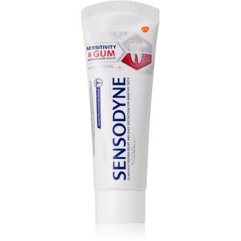 Sensodyne Sensitivity & Gum Whitening fehérítő fogkrém a fogak és a fogíny védelmére 75 ml