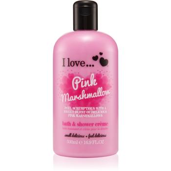 I love... Pink Marshmallow tusoló és fürdő krém 500 ml