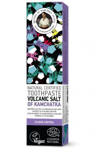 Természetes fogkrém vulkanikus sóval Kamcsatkából a ragyogó és fehér fogakért - Agafia Nagymama - 85g