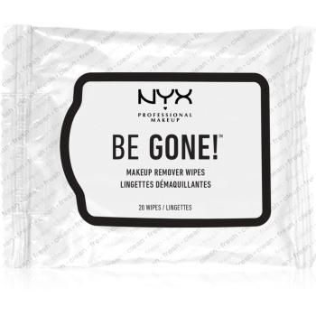 NYX Professional Makeup Be Gone! Sminkeltávolító kendők 20 db