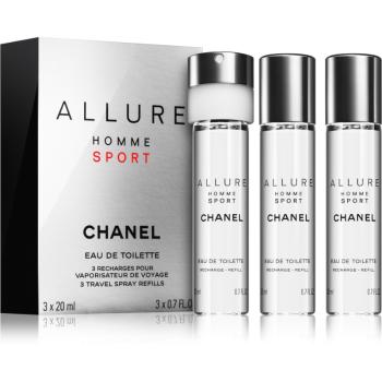 Chanel Allure Homme Sport Eau de Toilette uraknak 3 x 20 ml