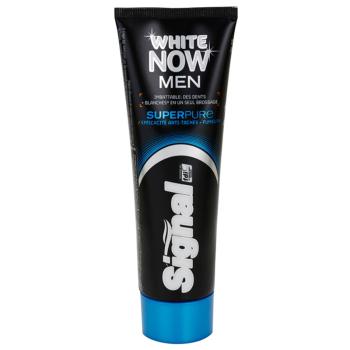 Signal White Now Men Super Pure fogkrém férfiaknak fehérítő hatással 75 ml