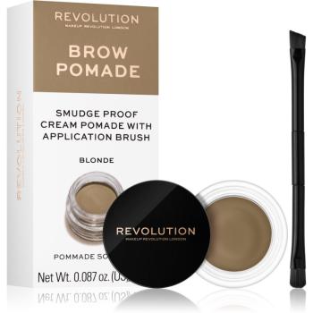 Makeup Revolution Brow Pomade szemöldök pomádé árnyalat Blonde 2.5 g