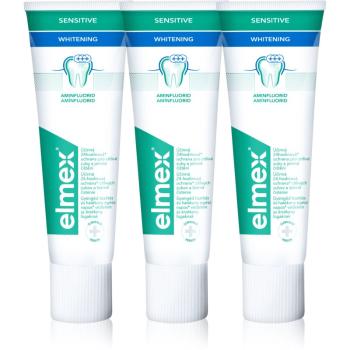 Elmex Sensitive Whitening fogkrém természetesen fehér fogakra 3x75 ml