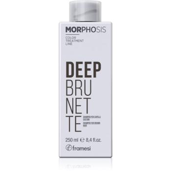 Framesi Morphosis Deep Brunette hidratáló sampon a barna árnyalatú hajra 250 ml