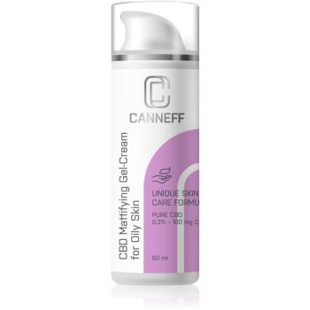 Canneff Balance CBD Mattifying Gel-Cream géles krém az aknéra hajlamos zsíros bőrre 50 ml