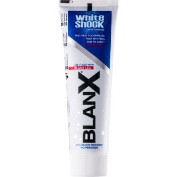 BlanX White Shock fehérítő paszta fogkő és foltok ellen azonnali hatással 75 ml