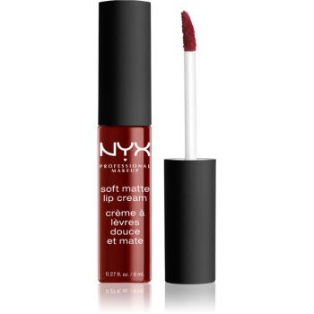 NYX Professional Makeup Soft Matte Lip Cream matt folyékony állagú ajakrúzs árnyalat 27 Madrid 8 ml