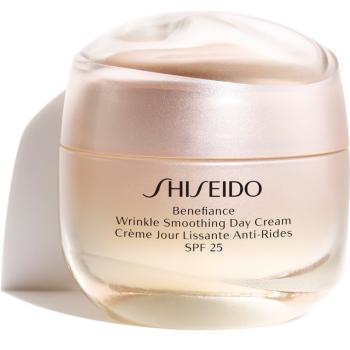 Shiseido Benefiance Wrinkle Smoothing Day Cream nappali krém a ráncok ellen SPF 25 50 ml