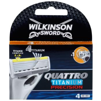 Wilkinson Sword Quattro Titanium Precision tartalék pengék 4 db 4 db