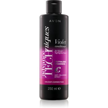 Avon Advance Techniques Colour Correction lila kondicionáló a szőke és melírozott hajra 250 ml