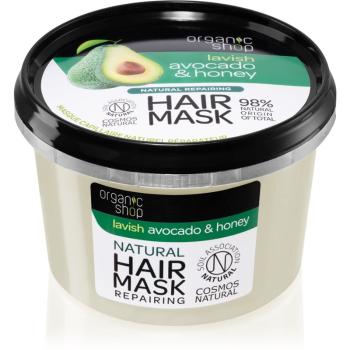 Organic Shop Natural Avocado & Honey regeneráló hajmasz 250 ml