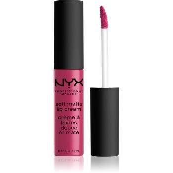 NYX Professional Makeup Soft Matte Lip Cream matt folyékony állagú ajakrúzs árnyalat 18 Prague 8 ml