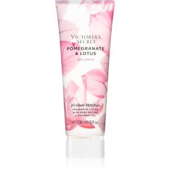 Victoria's Secret Natural Beauty Pomegranate & Lotus testápoló tej bambusszal hölgyeknek 236 ml