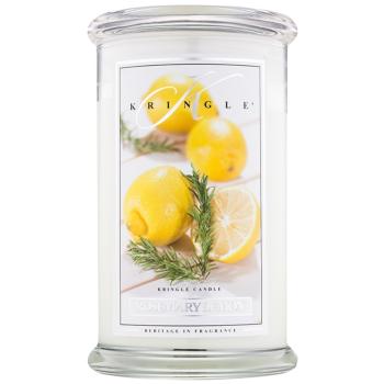 Kringle Candle Rosemary Lemon illatos gyertya 624 g