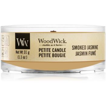 Woodwick Smoked Jasmine viaszos gyertya fa kanóccal 31 g