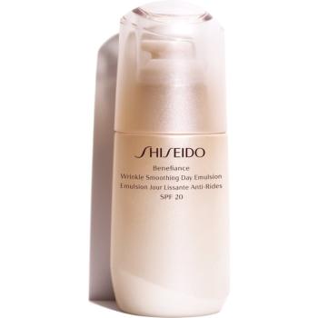 Shiseido Benefiance Wrinkle Smoothing Day Emulsion bőröregedés elleni védő emulzió SPF 20 75 ml