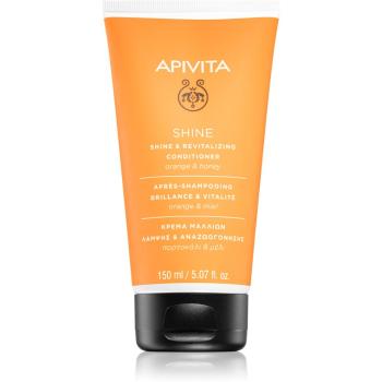 Apivita Holistic Hair Care Orange & Honey revitalizáló kondicionáló a fakó haj ragyogásáért 150 ml